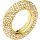 Swarovski Bolster Ring, Gold Plating