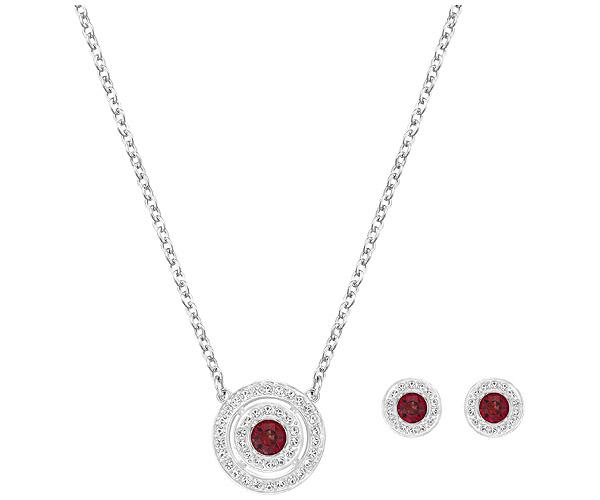 Swarovski Swarovski Attract Red Light Dual Set Red Rhodium-plated
