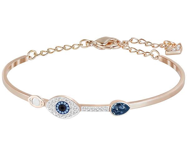 Swarovski Swarovski Duo Evil Eye Bangle Dark Multi