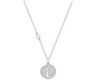 Swarovski Swarovski Letter L Pendant, White, Rhodium Plating White Rhodium-plated