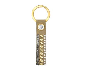 Swarovski Swarovski Slake Pulse Rock Key Ring  Gold-plated