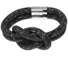 Swarovski Swarovski Stardust Black Knot Bracelet Black Rhodium-plated
