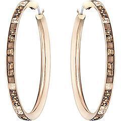 Swarovski Viktor And Rolf Frozen Crystals Hoops Pierced Earrings