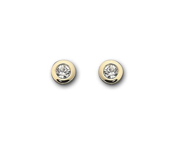 Swarovski Swarovski Etoile Pierced Earrings White Gold-plated