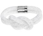 Swarovski Swarovski Stardust Grey Knot Bracelet White Rhodium-plated