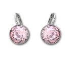 Swarovski Swarovski Bella Pierced Earrings, Pink, Rhodium Plating Pink Rhodium-plated