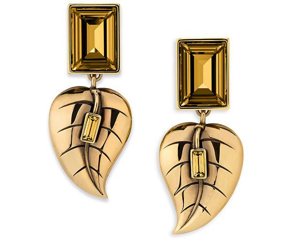 Swarovski Leaves Clip Earrings, Atelier Swarovski By Sandy Powell