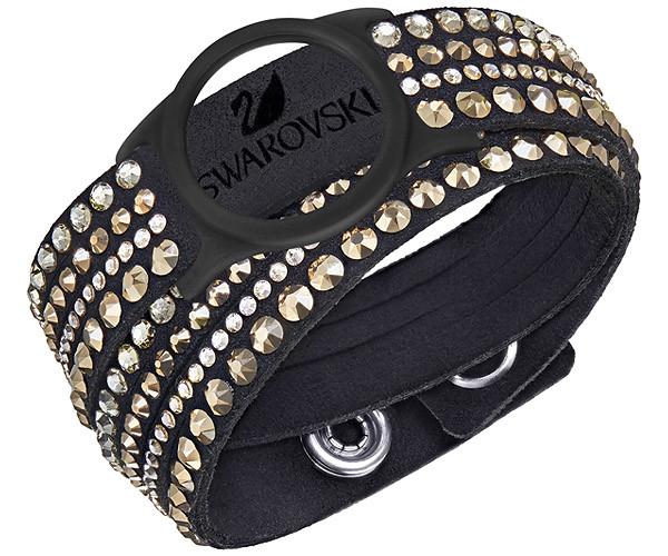 Swarovski Swarovski Slake Deluxe Activity Crystal Bracelet Carrier Pink Stainless Steel