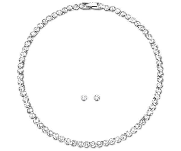 Swarovski Swarovski Tennis Set White Rhodium-plated