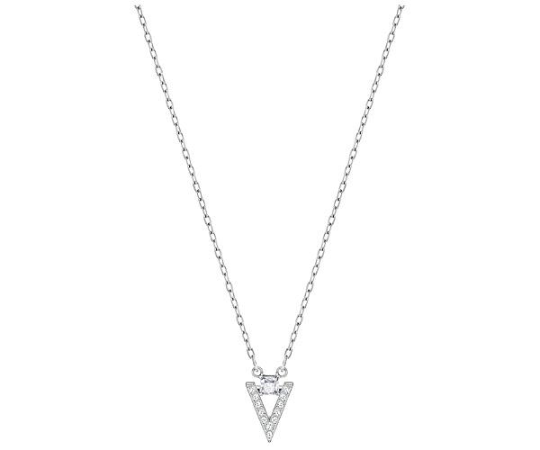 Swarovski Swarovski Funk Necklace, Small, White, Rhodium Plating White Rhodium-plated