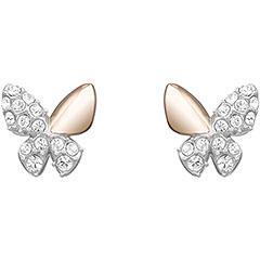 Swarovski Better Butterfly Pierced Earrings