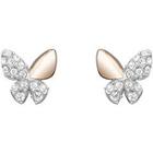 Swarovski Better Butterfly Pierced Earrings