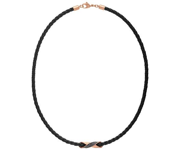 Swarovski Swarovski Cross Signature Necklace Teal Rose Gold-plated