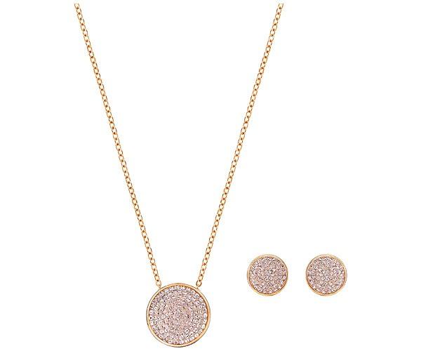 Swarovski Swarovski Fun Set, Pink, Rose Gold Plating Pink Rose Gold-plated