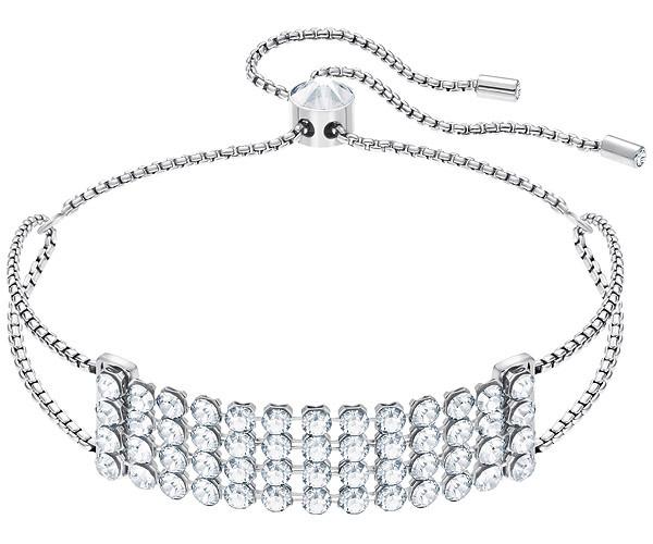 Swarovski Swarovski Fit Bracelet, White, Stainless Steel White Stainless Steel