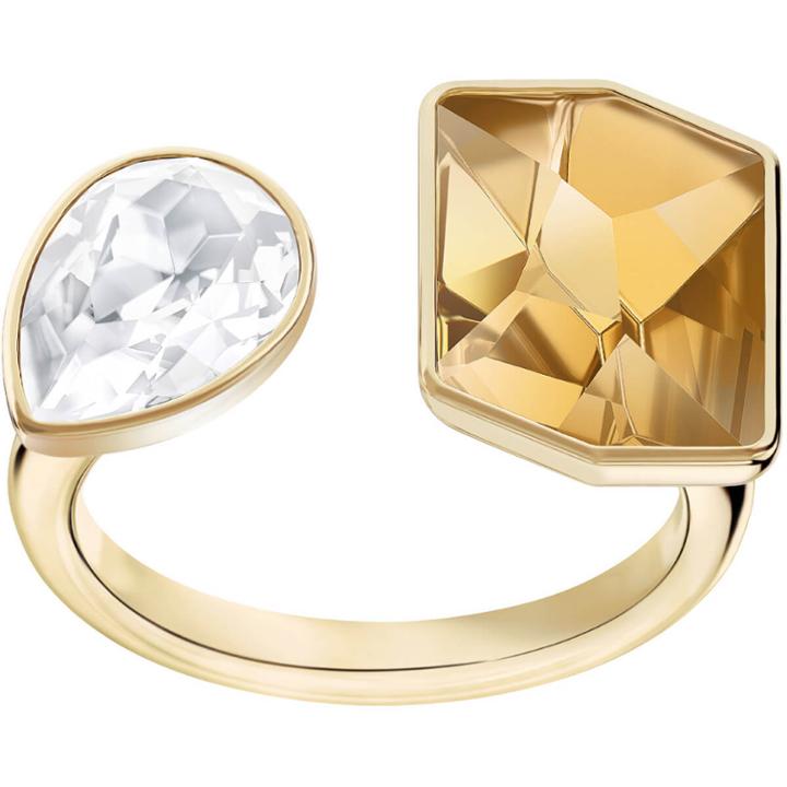 Swarovski Prisma Motif Ring, Gold Plating