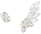 Swarovski Swarovski Lake Pierced Earring And Ear Cuff, Gray, Rhodium Plating Gray Rhodium-plated