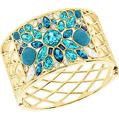 Swarovski Cyan Bangle