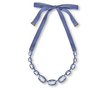 Swarovski Swarovski Atelier Swarovski By Rosie Assoulin, Jewel-y Mchue-y Large Necklace Teal Rhodium-plated