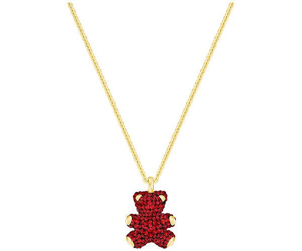 Swarovski Swarovski Teddy 3d Pendant, Red, Gold Plating Red Gold-plated