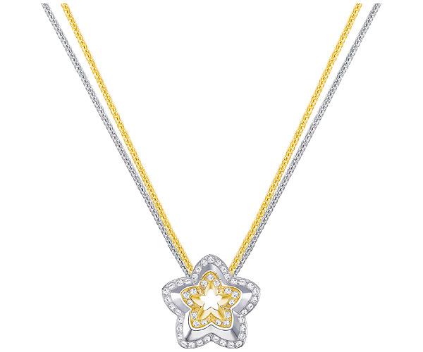 Swarovski Swarovski Lovesome Flower Pendant, White, Mixed Plating White