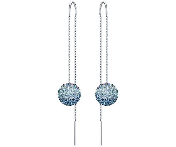 Swarovski Swarovski Fun Pierced Earrings Dark Multi Rhodium-plated