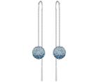 Swarovski Swarovski Fun Pierced Earrings Dark Multi Rhodium-plated