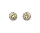 Swarovski Swarovski Flirt Pierced Earrings Brown Gold-plated