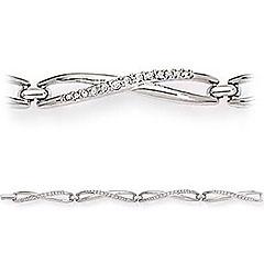 Swarovski Polished Twist Bracelet