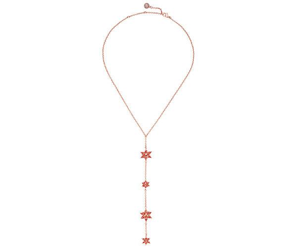 Swarovski Swarovski Rewrite The Stars Long Pendant, Rose Gold Plating Red Rose Gold-plated