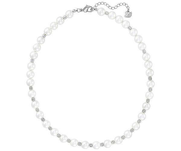 Swarovski Swarovski Enlace All-around Necklace White Rhodium-plated