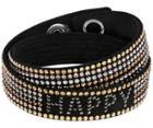 Swarovski Swarovski Slake Xpress Happy Bracelet, Multi-colored, Gold Plating Dark Multi Gold-plated