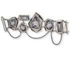 Swarovski Swarovski Jean Paul Gaultier For Atelier Swarovski, Reverse Large Bracelet White Rhodium-plated