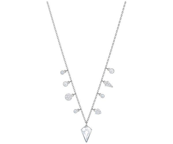 Swarovski Swarovski Lucy Kite Choker, White, Rhodium Plating White Rhodium-plated