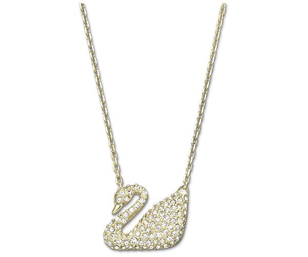 Swarovski Swarovski Swan Necklace White Gold-plated