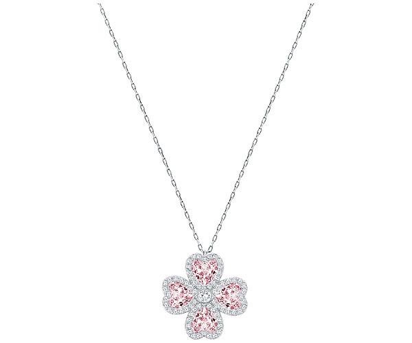 Swarovski Swarovski Deary Pendant Violet Rhodium-plated