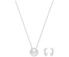 Swarovski Swarovski Free Set, White White Rhodium-plated