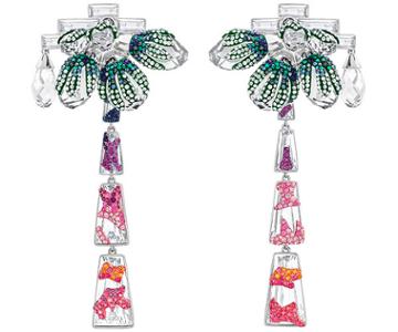 Swarovski Swarovski Good-mood Clip Earrings, Multi-colored Light Multi Rhodium-plated