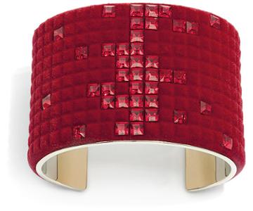 Swarovski Swarovski Atelier Swarovski By Viktor And Rolf, Velvet Rock Wide Cuff  Gold-plated