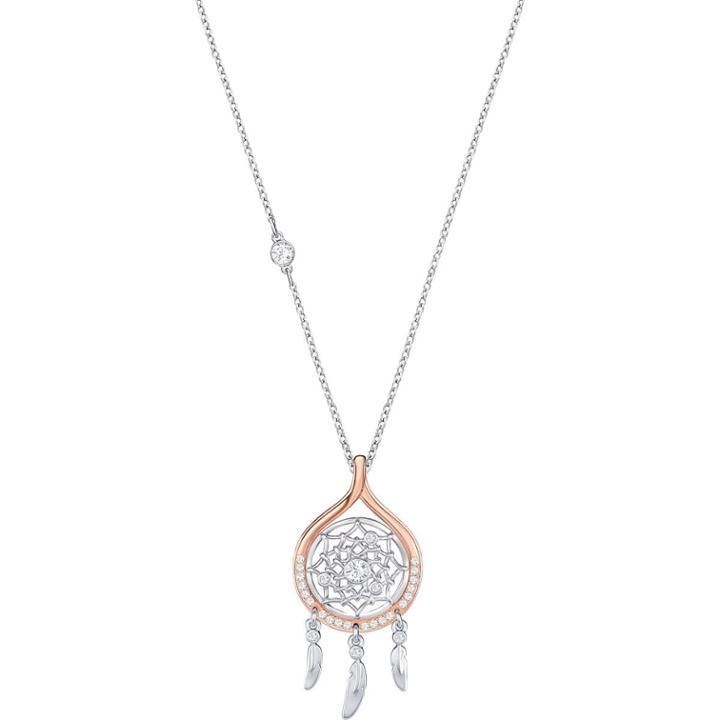 Swarovski Humanist Dream Catcher Pendant, White, Mixed Plating