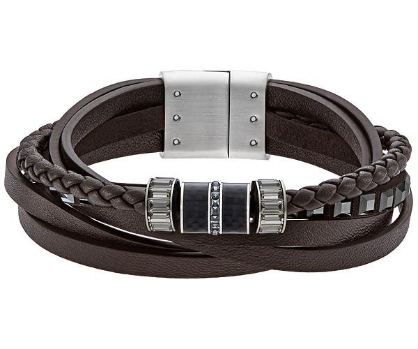 Swarovski Swarovski Alto Brown Carbon Bracelet Dark Multi