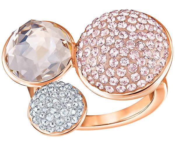 Swarovski Swarovski Fun Ring Pink Rose Gold-plated