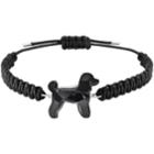 Swarovski Pets Pudel Bracelet, Black, Rhodium Plating