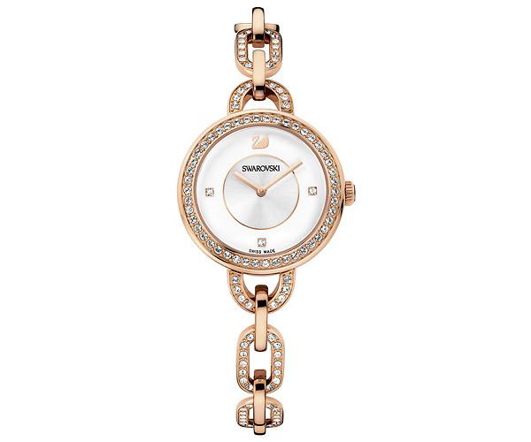 Swarovski Swarovski Aila White Rose Gold Tone Bracelet Watch White Rose Gold-plated