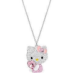 Swarovski Hello Kitty Long Heart Pendant