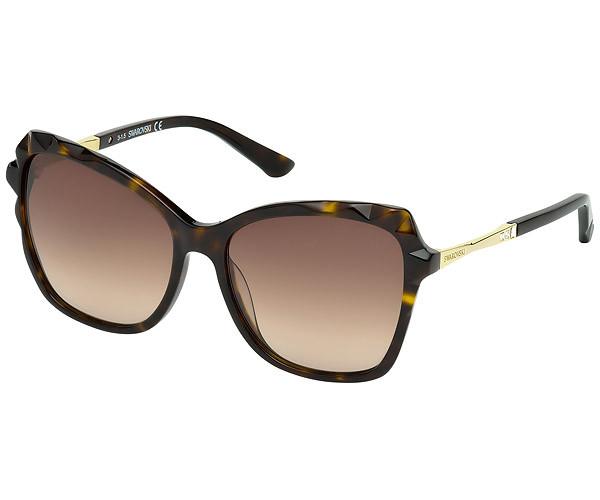 Swarovski Swarovski Flavia Havana Sunglasses  Gold-plated