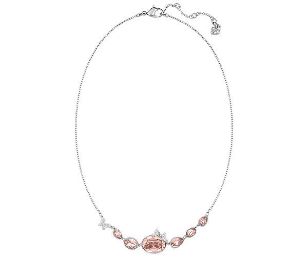 Swarovski Swarovski Cinderella Necklace Pink Rhodium-plated