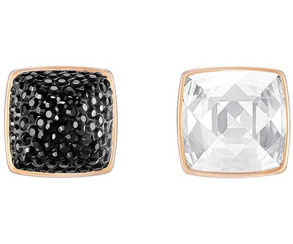 Swarovski Swarovski Glance Stud Pierced Earrings, Multi-colored, Rose Gold Plating White Rose Gold-plated