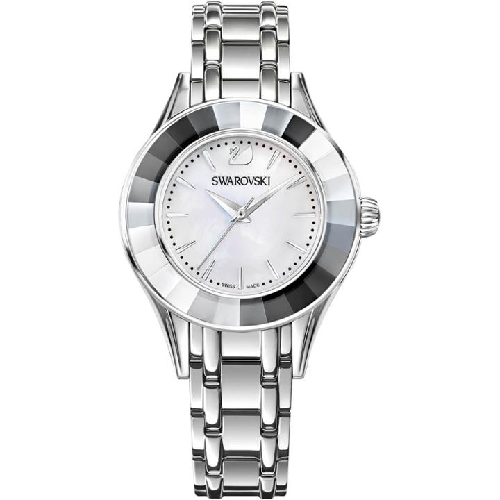 Swarovski Alegria Watch, Metal Bracelet, Mother-of-pearl, Silver Tone