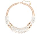 Swarovski Swarovski Gangster Necklace, Large, White Light Multi Rose Gold-plated